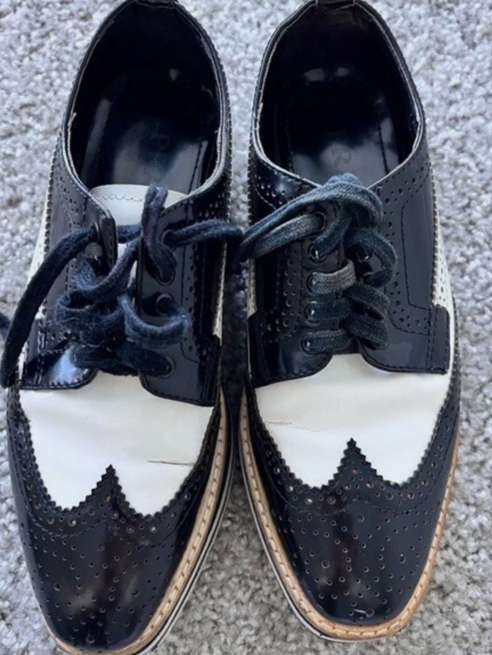 AUTHENTIC PRADA OXFORD Loafers woman 36 - Picture 11 of 11